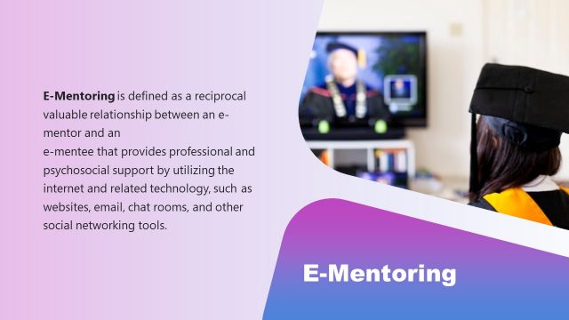 E-Mentoring Agenda PowerPoint Slide