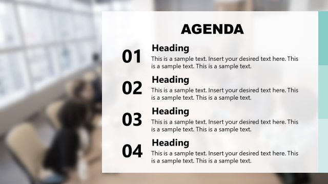 Agenda PowerPoint Success Story Template