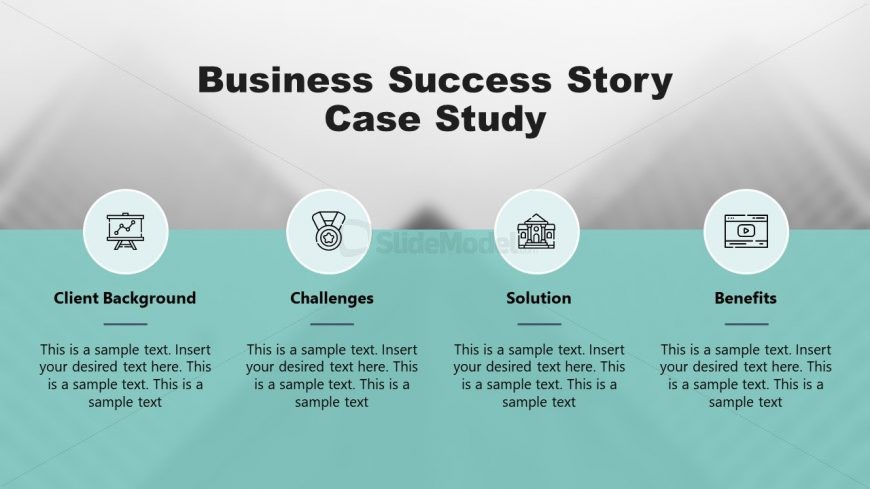 Slide of Presentation Case Study Success Story 