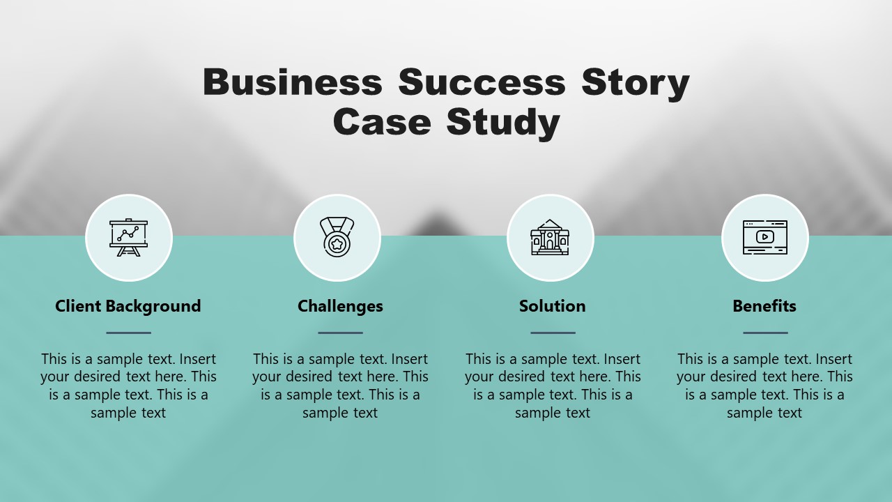 Success Story PowerPoint Template SlideModel
