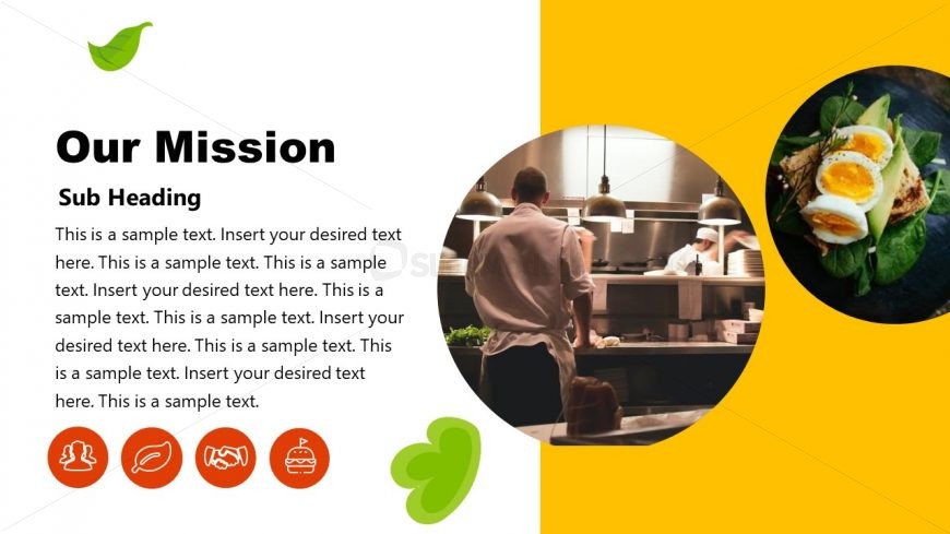 Sales Pitch Restaurant Mission Template 