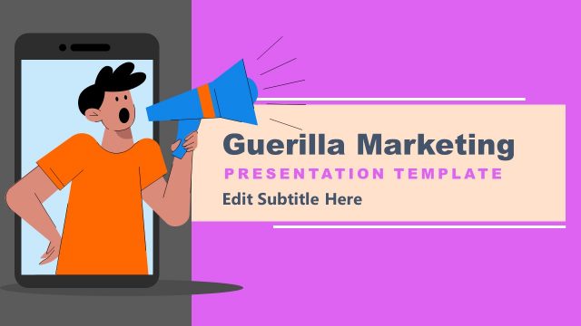 Guerrilla Marketing PowerPoint Ads Template