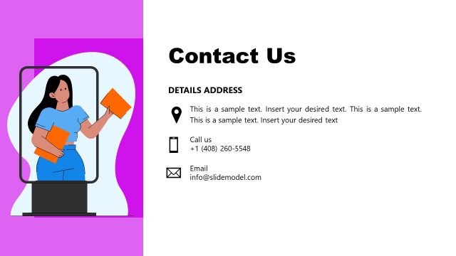 Guerrilla Marketing Contact Slide PowerPoint