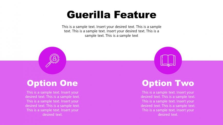 2 Column Layout for Guerrilla Marketing Features 