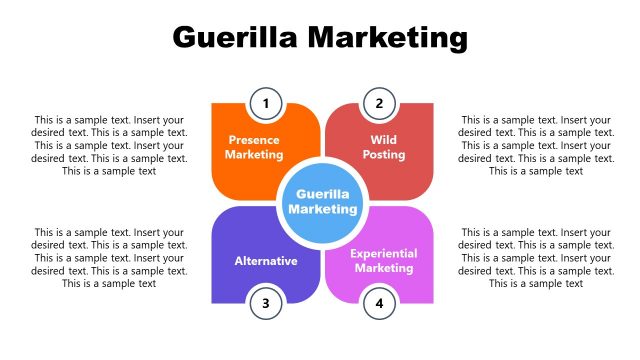 Guerrilla Marketing Tactics Diagram PPT