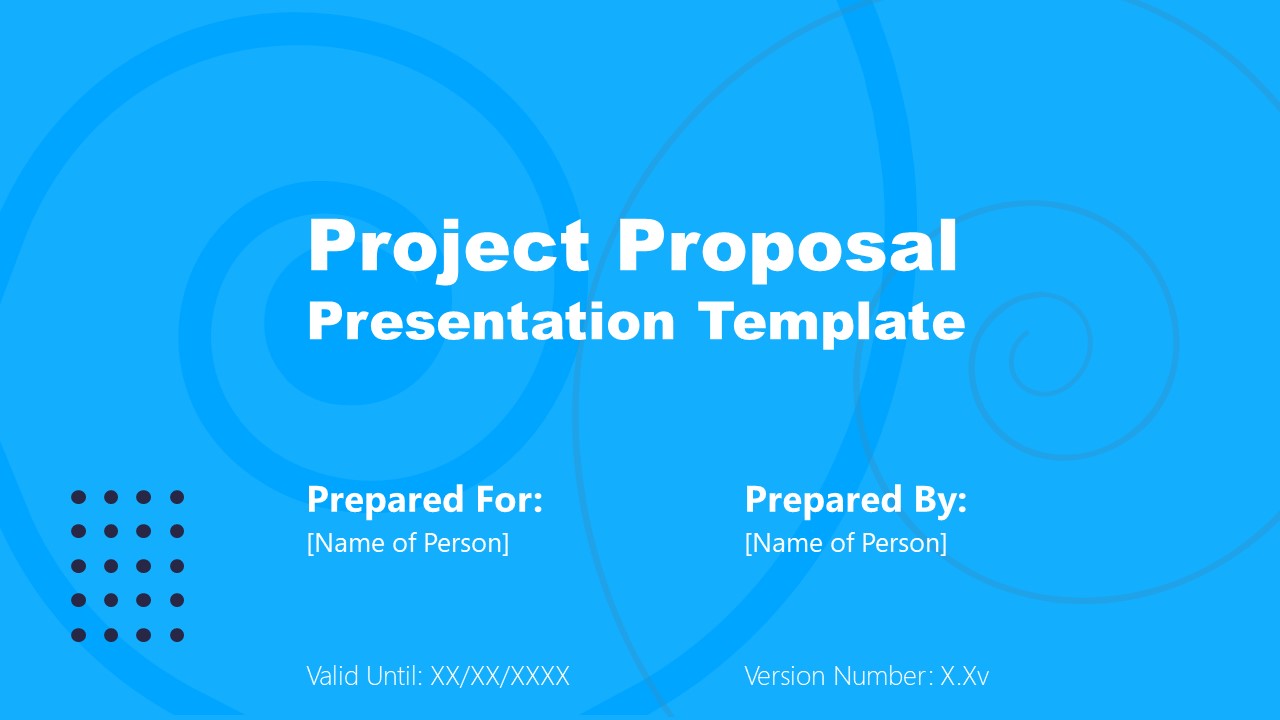 how to make presentation for project proposal