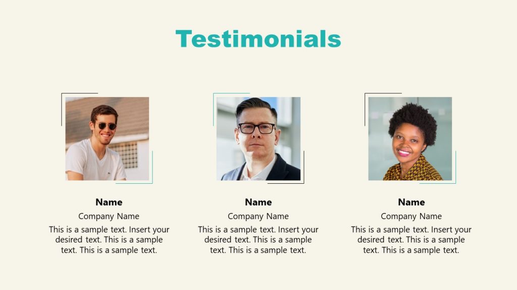 PowerPoint Proposal Testimonials Template for Shopify Store - SlideModel