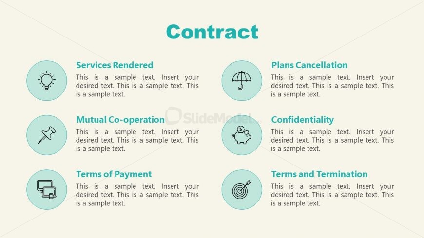 PPT Contract Slide of Shopify Store Presentation
