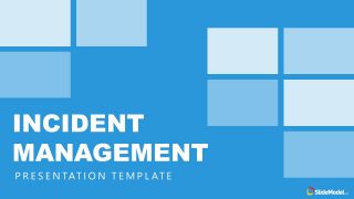 Blue Theme Incident Management PowerPoint 