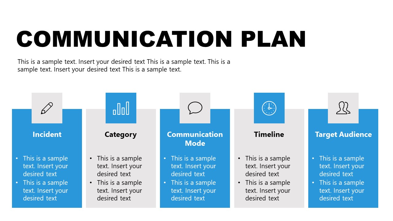 Template of Communication Plan for Incident Management 
