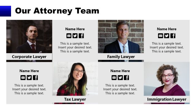 Legal Team Law Firm Template PPT
