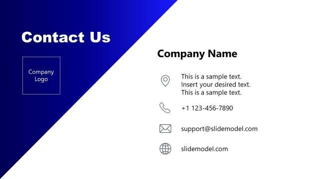 Law Firm Proposal Template Contact Slide