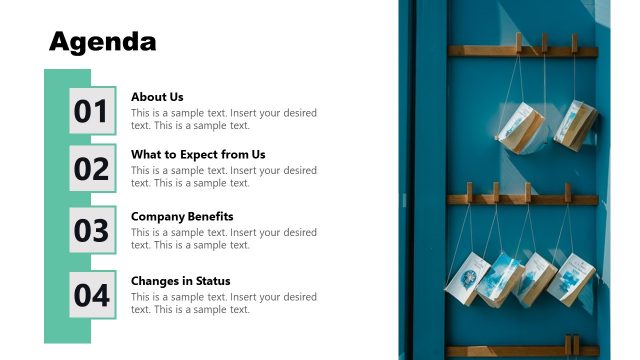 Agenda PowerPoint Employee Handbook Template