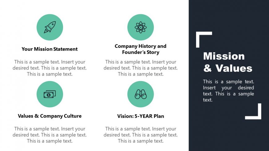 Mission and Values PowerPoint Employee Handbook 