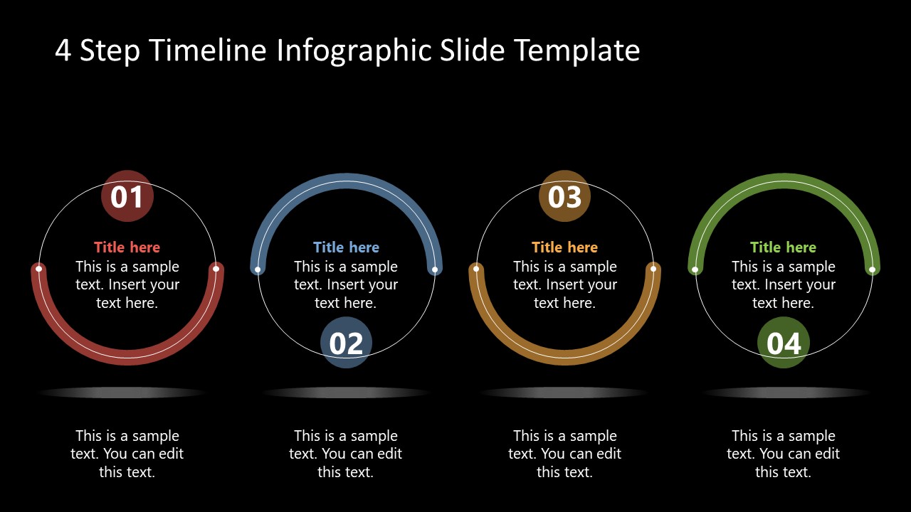 Circular Infographic Layout - Timeline Template