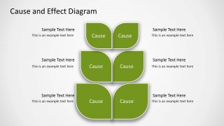 Cause & Effect Slide Design for PowerPoint with Tree Diagram
