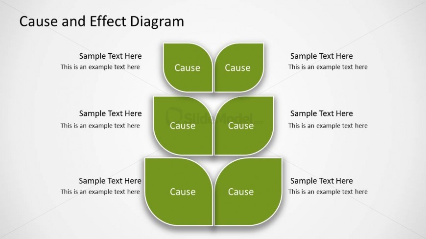 Cause & Effect Slide Design for PowerPoint with Tree Diagram