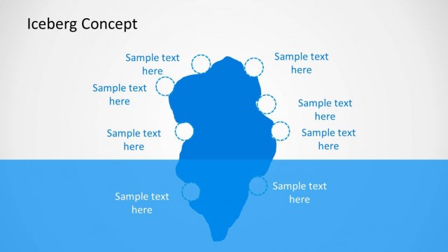 Iceberg Slide Design for PowerPoint
