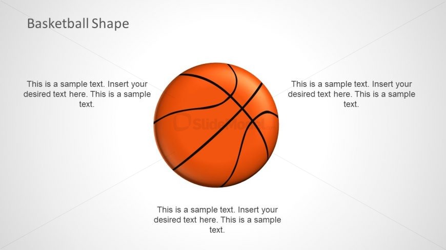 Template of Label Placeholders for Basketball 