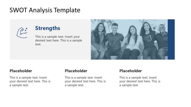 Strengths Presentation Slide – SWOT Analysis Template