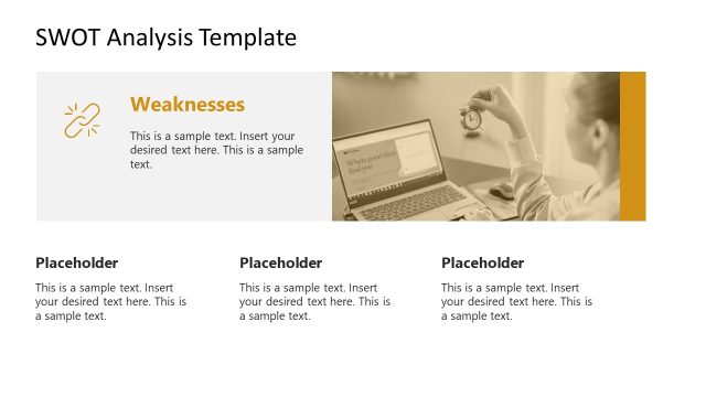 Weakness Slide Template – SWOT Analysis Presentation