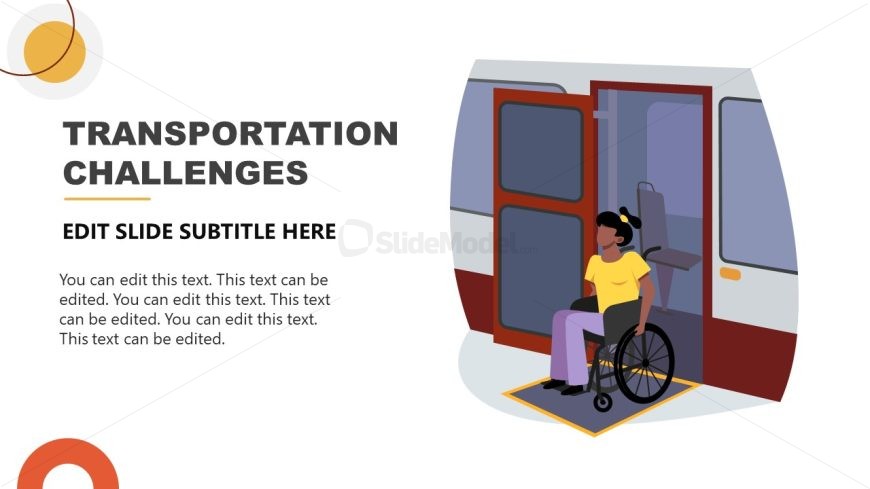 Transportation Challenges Slide for Diversity at Work Presentation 