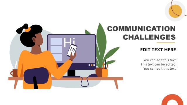 Customizable Communication Challenges Slide