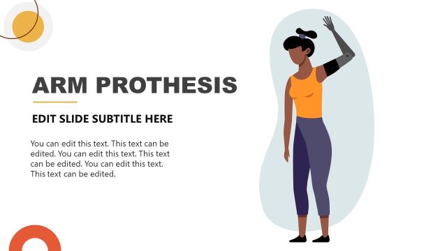 Arm Prothesis Slide for Diversity at Work Presentation