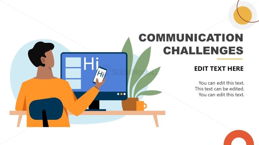 Communication Challenges Slide for PPT Template