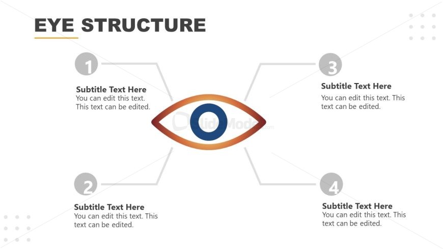 PowerPoint Slide for Eye Structure Presentation