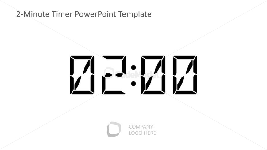 Editable 2-Minute Timer PPT Template