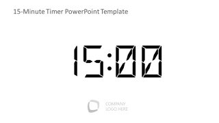 Customizable 15-Minute Timer Presentation Template