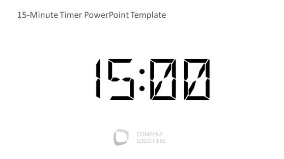 Customizable 15-Minute Timer Presentation Template