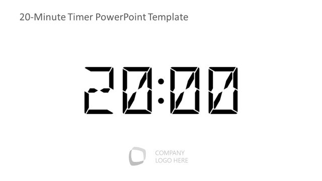 20-Minute Timer PowerPoint Template