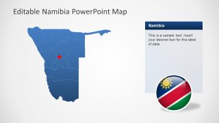 Customizable Namibia PPT Map Deck 