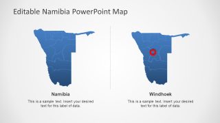 Namibia Presentation PPT Comparison Slide 