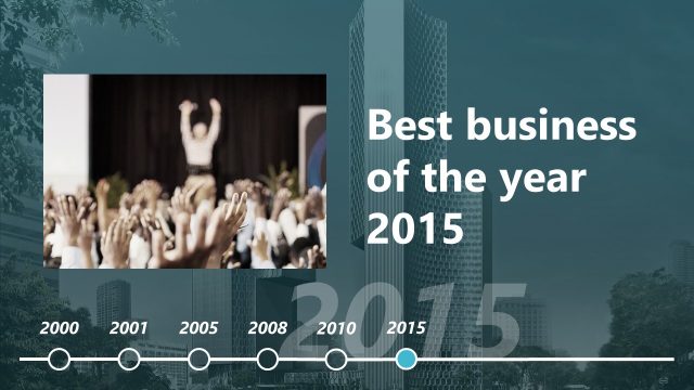 Slide for Showing Awards Slide