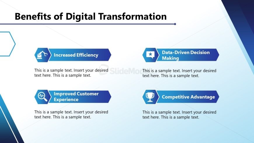 Creative Digital Business Transformation PPT Template