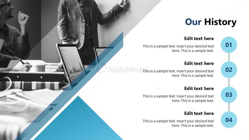 Professional Blue Business Template for PowerPoint 