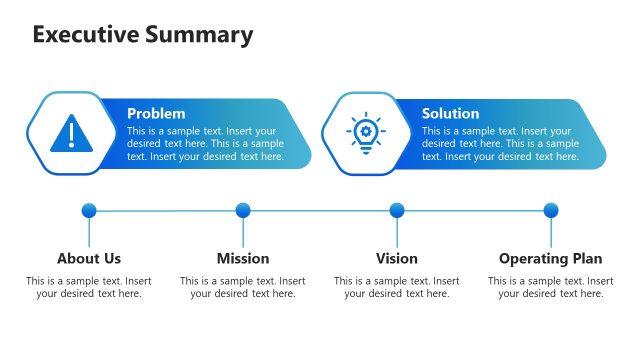 Executive Summary Slide – Technology Business Proposal Template