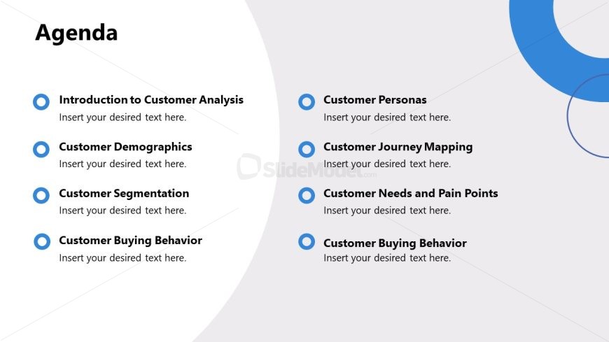 Customizable Customer Analysis PPT Template