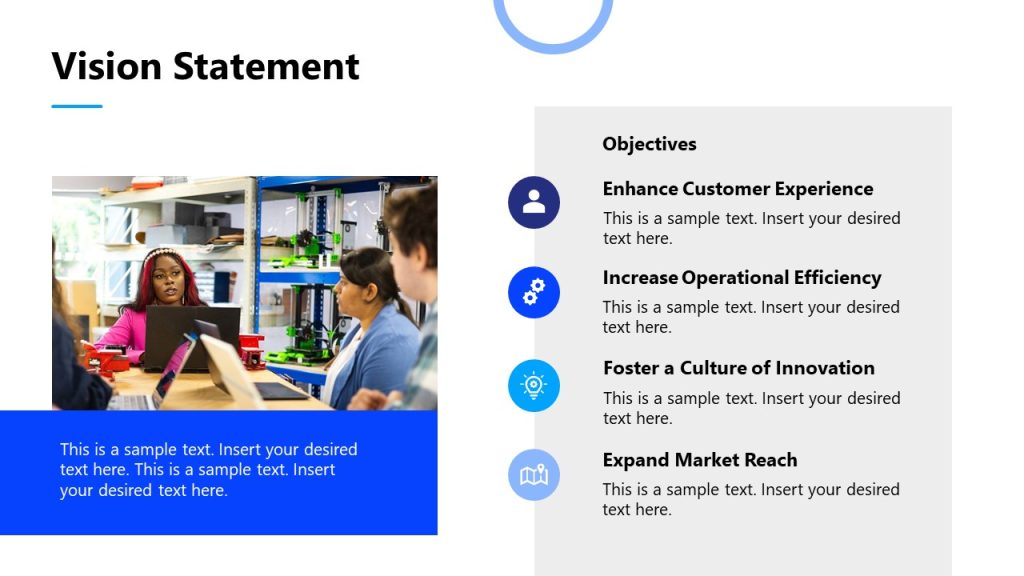 Vision Statement for Change Management Presentation - SlideModel