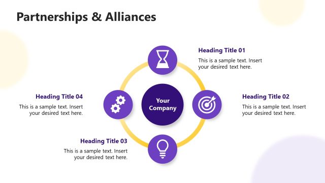 Partnerships & Allainces –  Minimalist Company Profile PPT Presentation Template