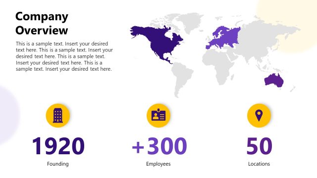 Company Overview PPT Slide – Minimalist Company Profile PPT Template