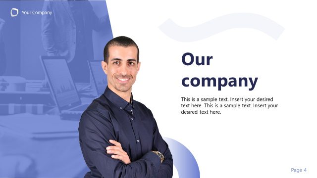Our Company PPT Slide – Business Corporate Template