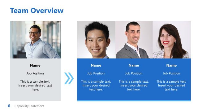 Team Overview with Images