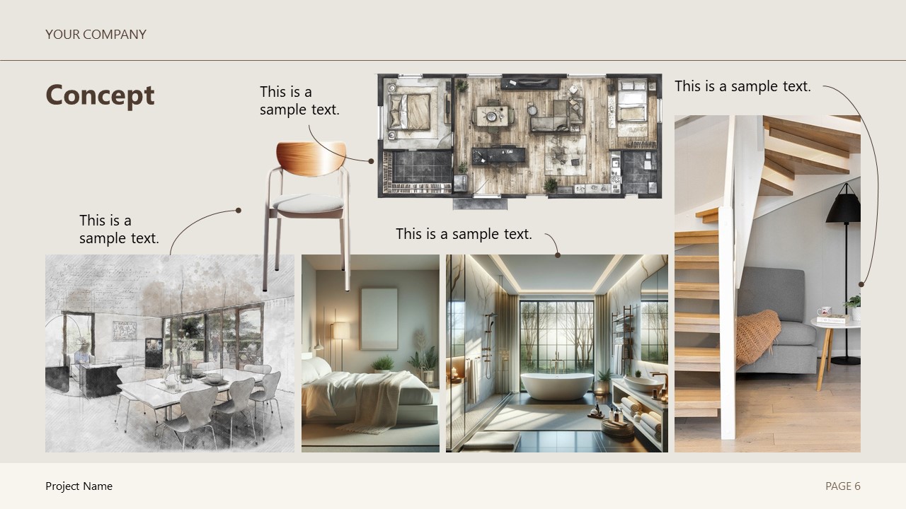 Interior Design Project Proposal PowerPoint Template