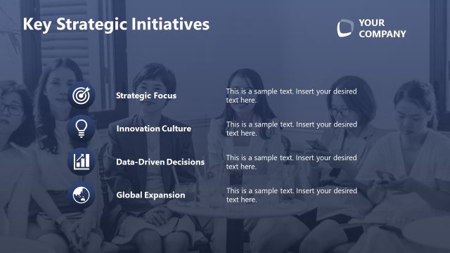 Key Strategic Initiatives PPT Slide