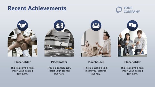 Recent Achievements PPT Slide – All Hands Strategy Template