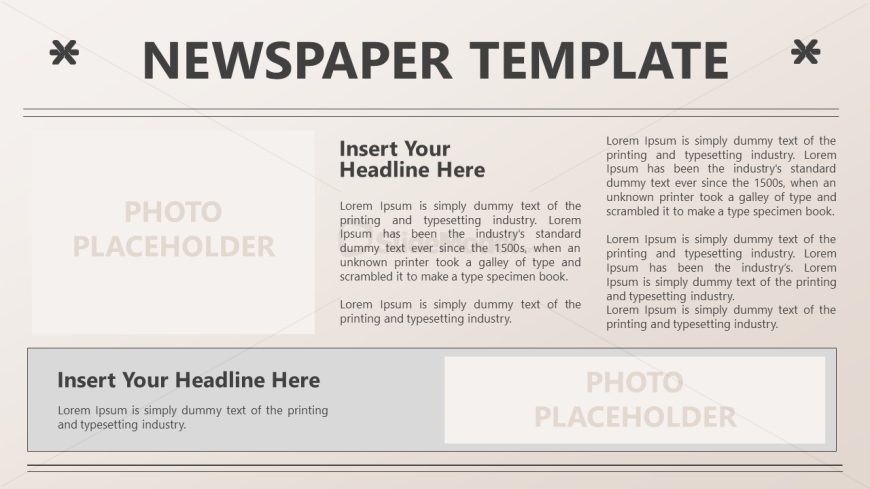 Newspaper Template for PowerPoint